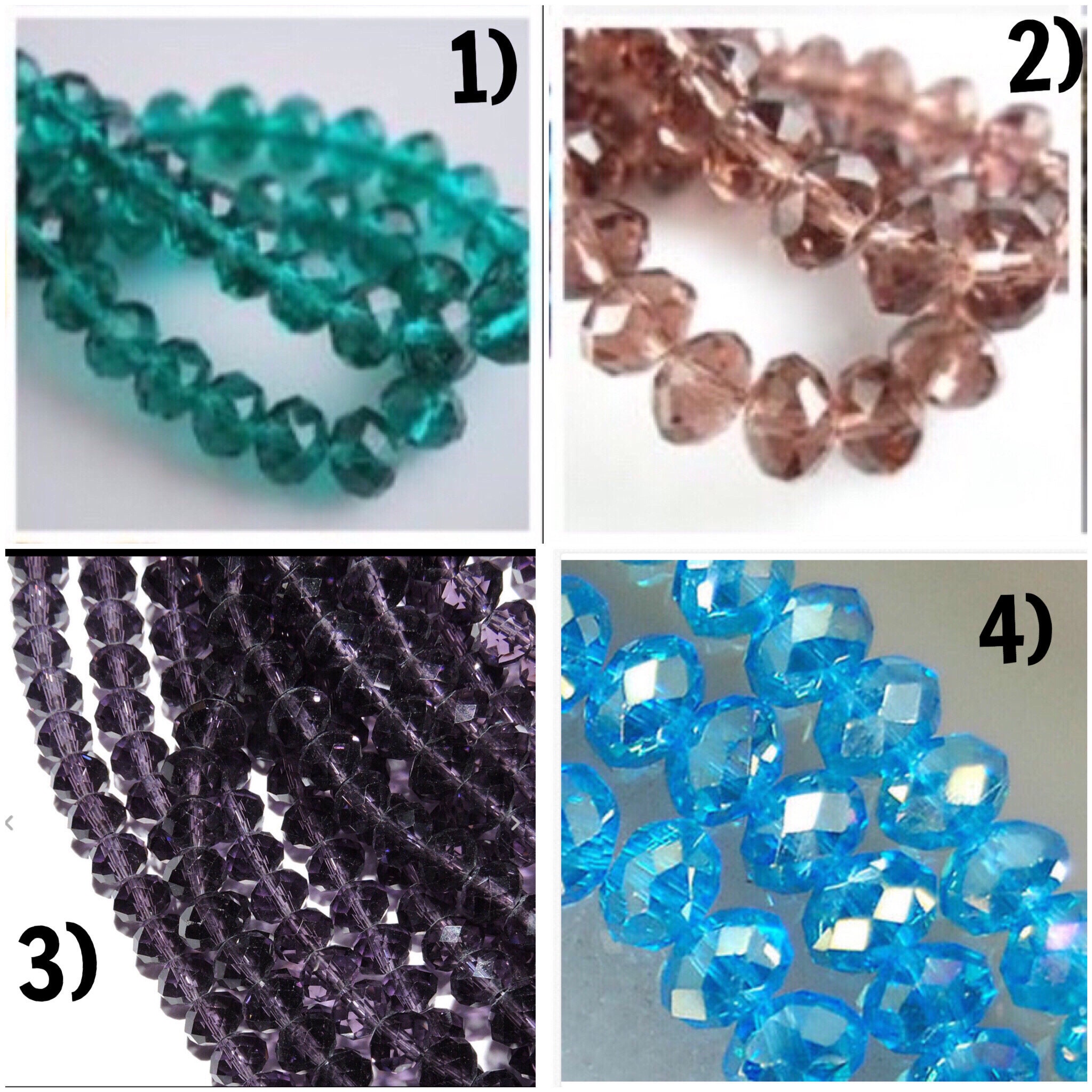 Swarovski 5305 Crystal Rondelle Beads (12) – Estate Beads & Jewelry