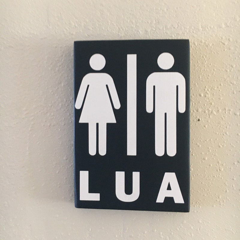 Hawaiian Bathroom Signs - Etsy