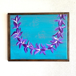 Hawaiian Flower Lei I Orchid Lei I Lavender Orchid