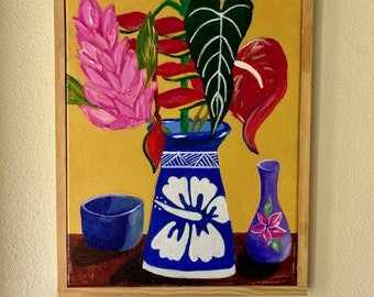 Tropical Flower Painting