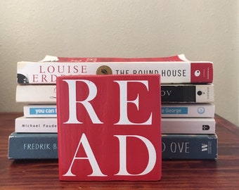 READ mini block | Quote block | Small sign