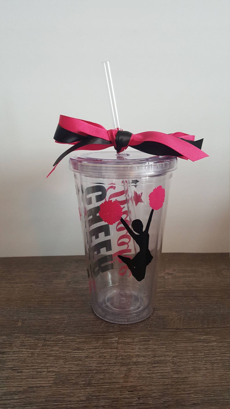 Personalized Cheerleading Tumbler Cup Etsy