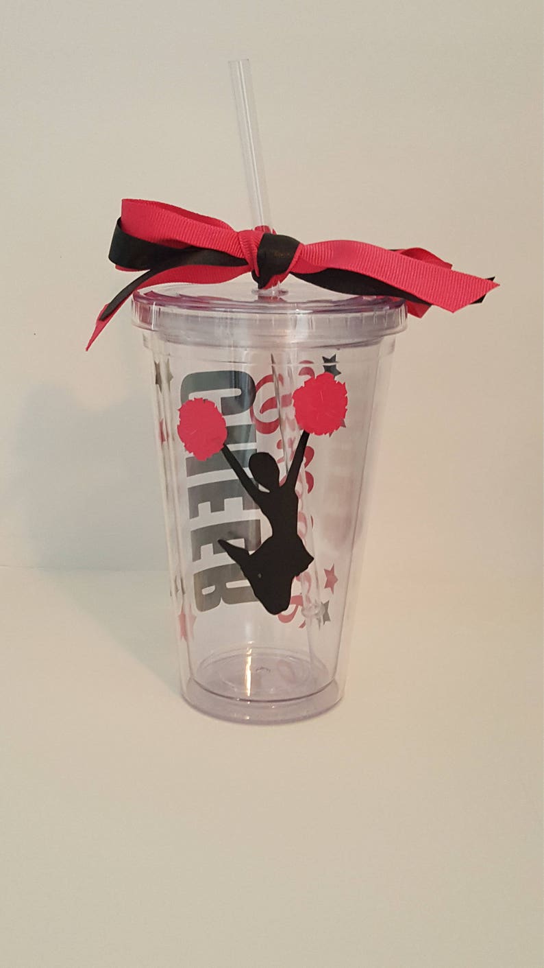 Personalized Cheerleading Tumbler Cup Etsy