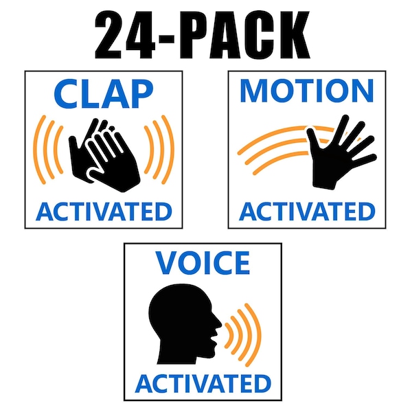 Clap Activated Motion Activated Voice Activated Prank Stickers