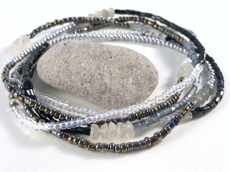 Boho bracelet Layering bracelet silver bracelet Bohemian jewelry