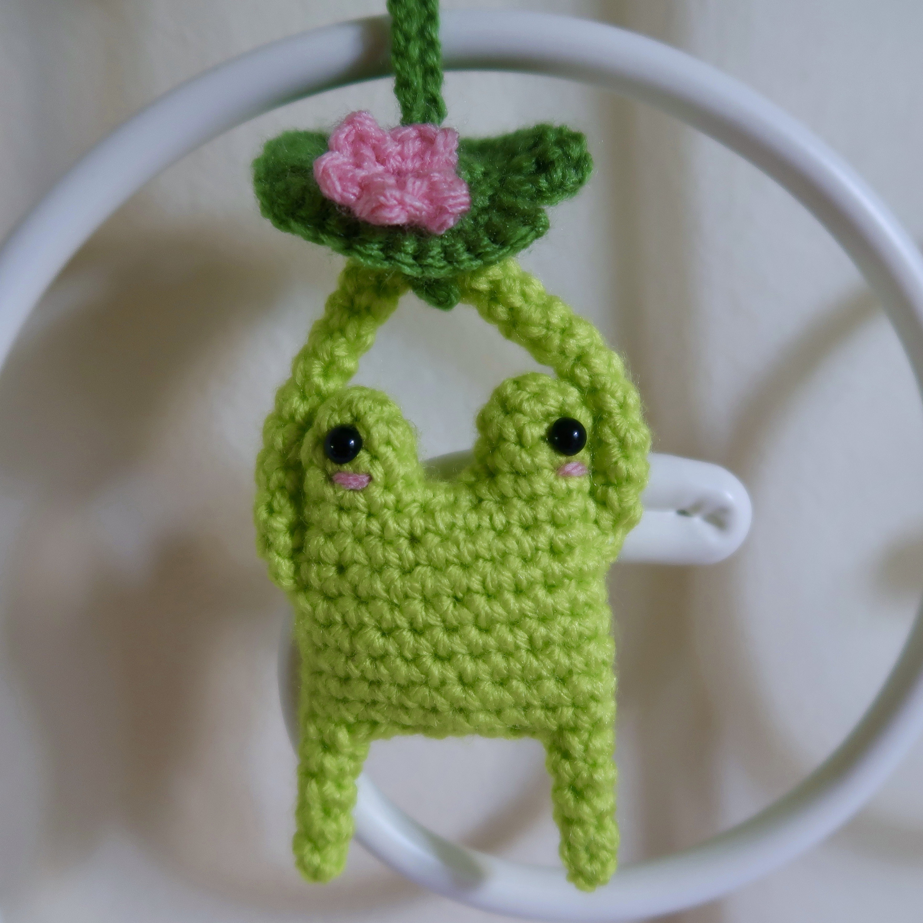 40 Frog and Toad Crochet Patterns for Plush Toys, Bags, Decor, and Gifts 21 Froggy Crochet Keychain