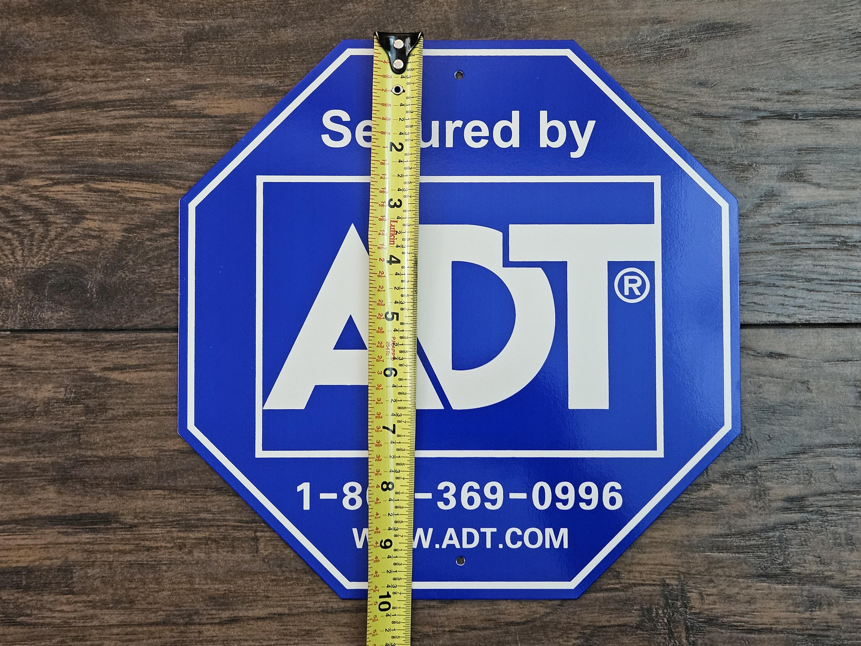 ADT Hexagonal Home Security Sign 10