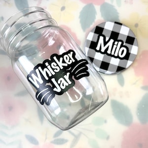 Personalized Whisker Jar