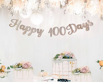 Happy 100th Birthday Banner - Etsy