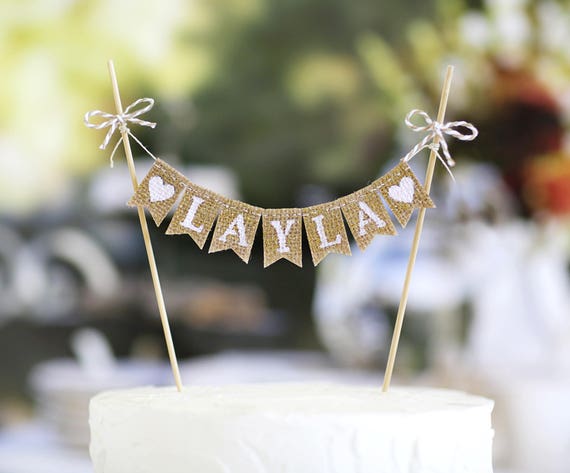 Topper Per Torta Glitterato 'Buon Compleanno' Con Biglietto – Decorazione Per Feste Di Compleanno, Baby Shower E Natale – Cartoncino 300g, 16,8x22,4cm