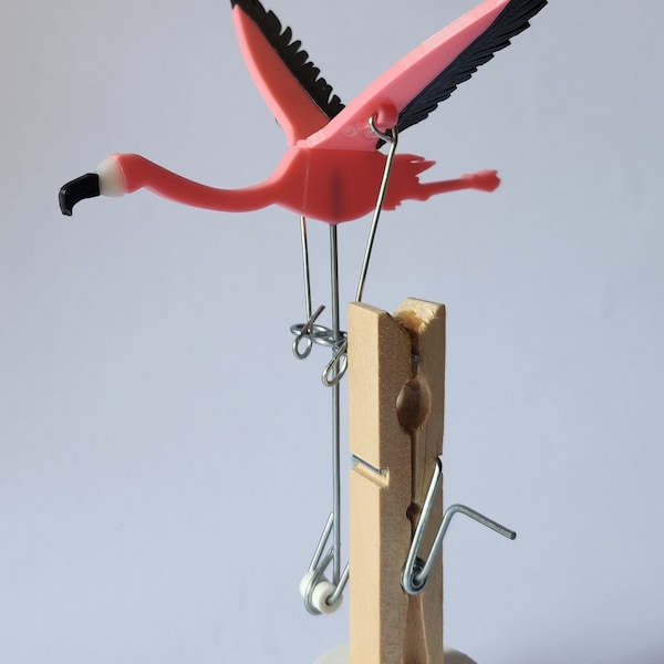 Little Flamingo Peg Automaton kit