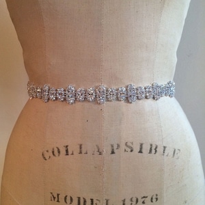 Sale Bridal Belt-Bridal Sash-Bridesmaid Belt-Rhinestone Bridal Sash Belt-Beaded Rhinestone Wedding Sash Belt- Rhinestone Bridesmaid Sash