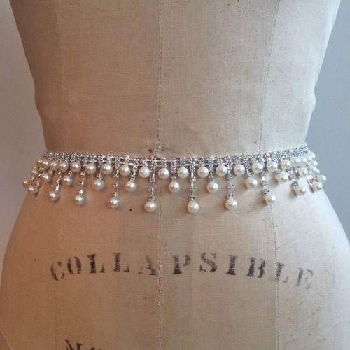 Wedding Pearl Belt Sash Belt Wedding Dress Belt Bridal Etsy