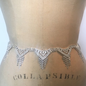Sale Bridal Belt-Art Deco Wedding Bridal Sash Belt-Bridesmaid Belt-Beaded Rhinestone Bridal Sash Belt-Unique Bridal Belt-Bridal-Wedding Belt