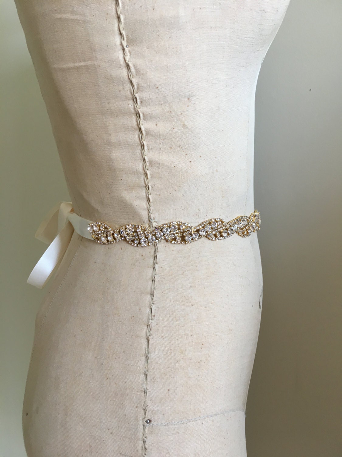 Gold Bridal Belt-Gold Bridal Sash-Gold Bridesmaid Belt-Bridal | Etsy