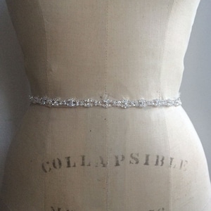 Bridal Belt-Bridal Sash-Thin Bridal Belt-Bridesmaid Belt-Bridesmaid Sash-Wedding Belt-Bridal Belt with clasp-rhinestone bridal belt sash