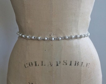 Sale Bridal Sash-Bridal Belt-Pearl Rhinestone Crystal Beaded Bridal Sash Belt-Bridesmaid Sash-Bridesmaid Belt-Sale Pearl Wedding Belt Sash