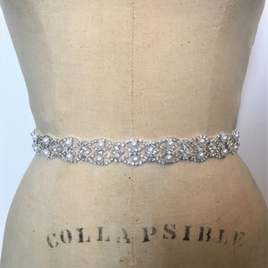 Sale Bridal Sash Belt-Pearl Bridal Belt-Sale wedding belt pearl-Bridesmaid Sash Pearl-Rhinestone Bridal Sash Belt-Beaded Wedding dress Sash