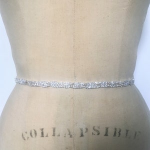 Cintura da sposa-Fascia da sposa-Cintura da sposa sottile-Cintura da sposa piccola-Cintura da damigella d&#39;onore-Cintura da sposa-Cintura da sposa con chiusura-Cintura da sposa strass fascia