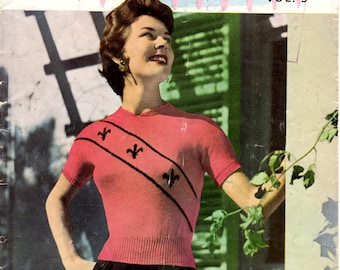 Busy Fingers, deel 3, jaren 1950 Hughes Family Knits Book