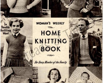 Weekblad breien voor gezinnen uit de jaren 1950 pdf