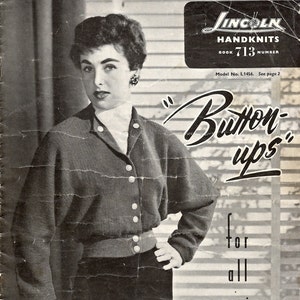 1950s Lincoln Mills Pdf Knitting Book 713