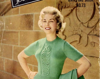 Villawool Breiboek 73 jaren 1950 breien