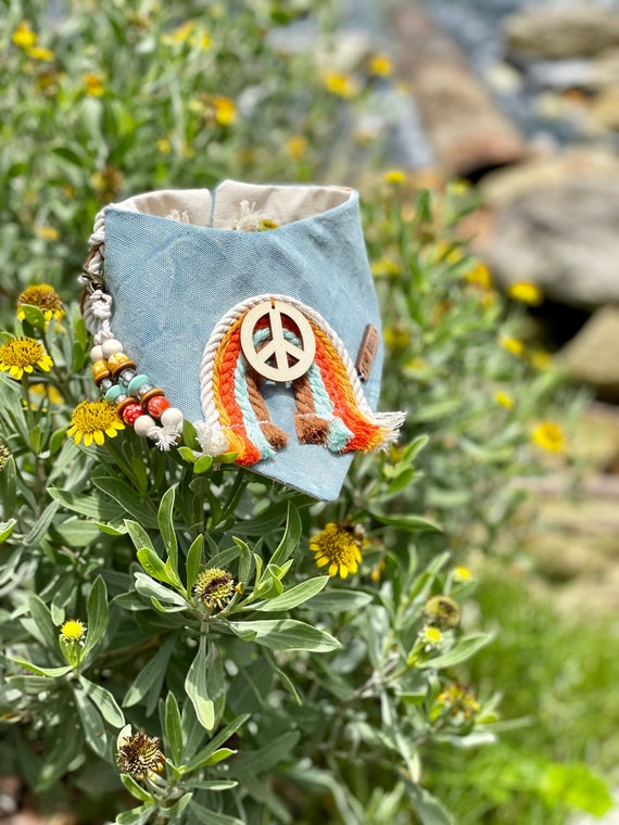 hippie dog bandana