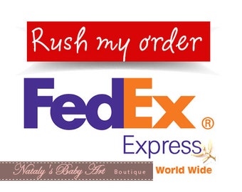 RUSH my Order and FedEx Express upgrade WorldWide Up to 500gr. Be on top of the line if you are in a rush.