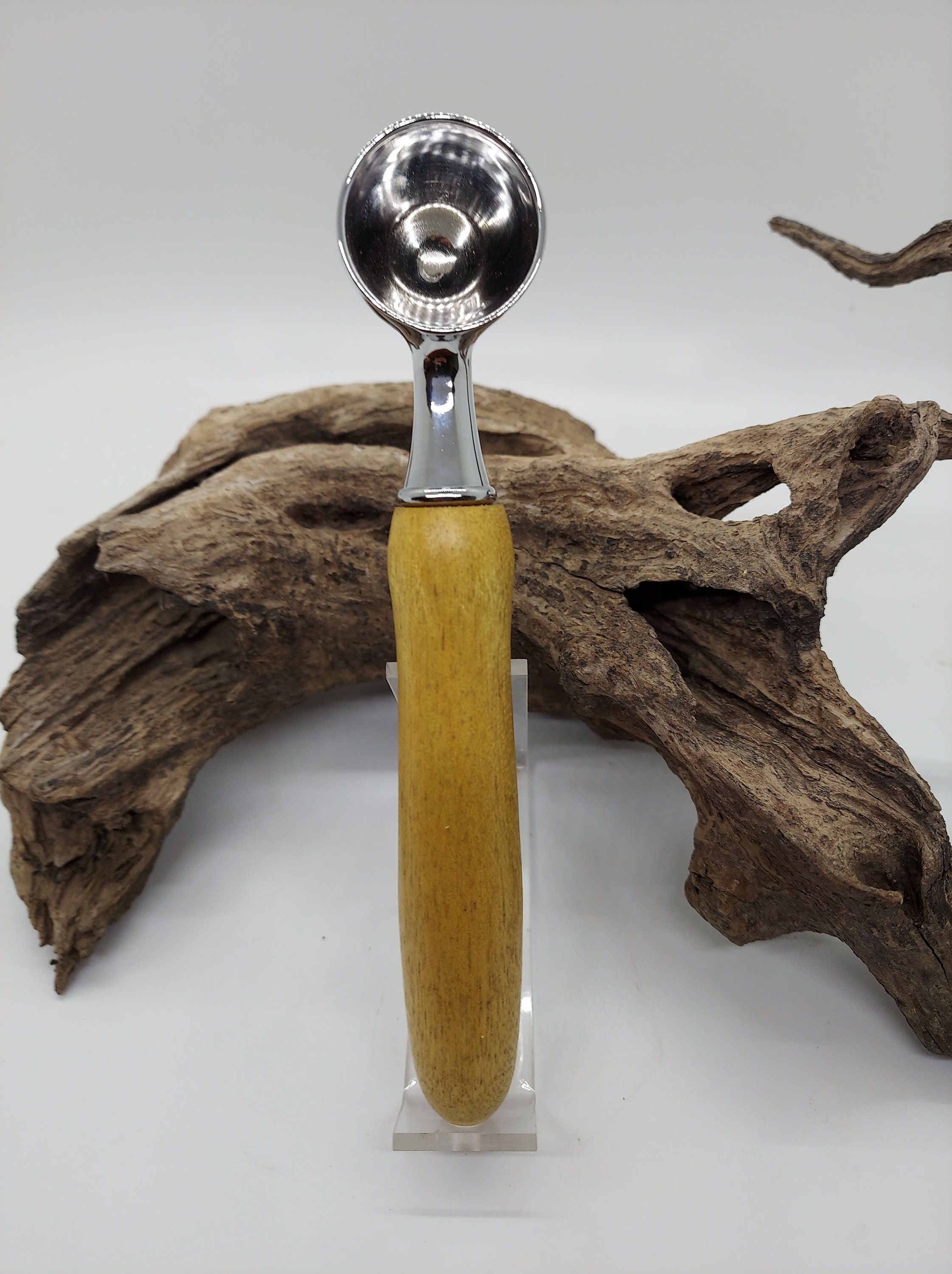 Beautiful Coffee Scoop Made From Pau Amarello Wood Etsy UK