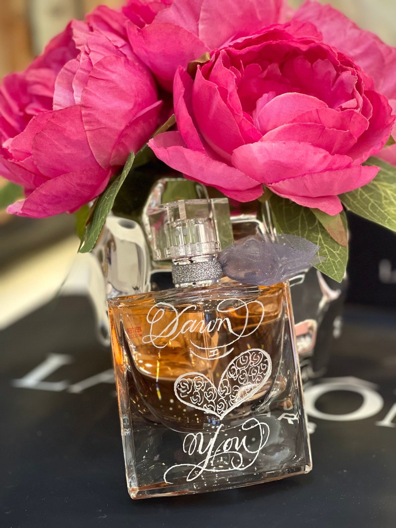 Engraved Perfume Bottle Fragrance Engraving Bridesmaid Etsy