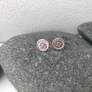 Button Earrings