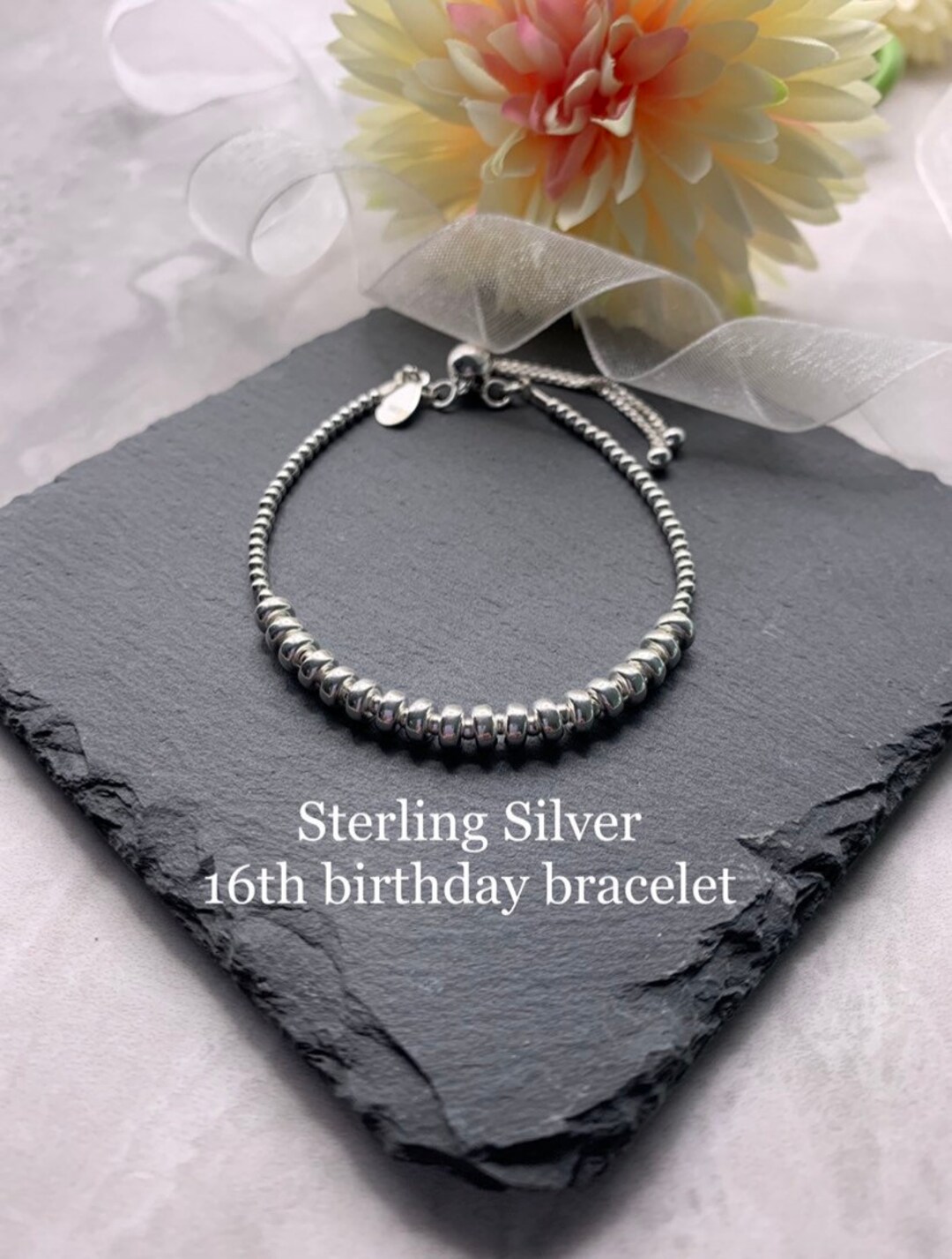 16th Birthday Bracelet. 16th Birthday Gift. Sweet 16 Gifts for Girls 
