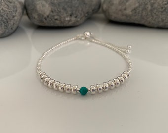 18th birthstone bracelet. 18th birthday gift. Special birthday present. 18th birthday gift for girls. Birthstone bracelet