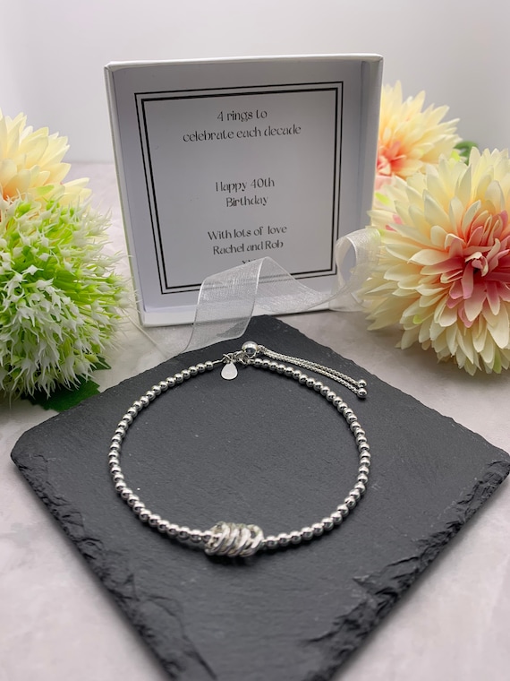 Bracelet for 40th birthday outlet