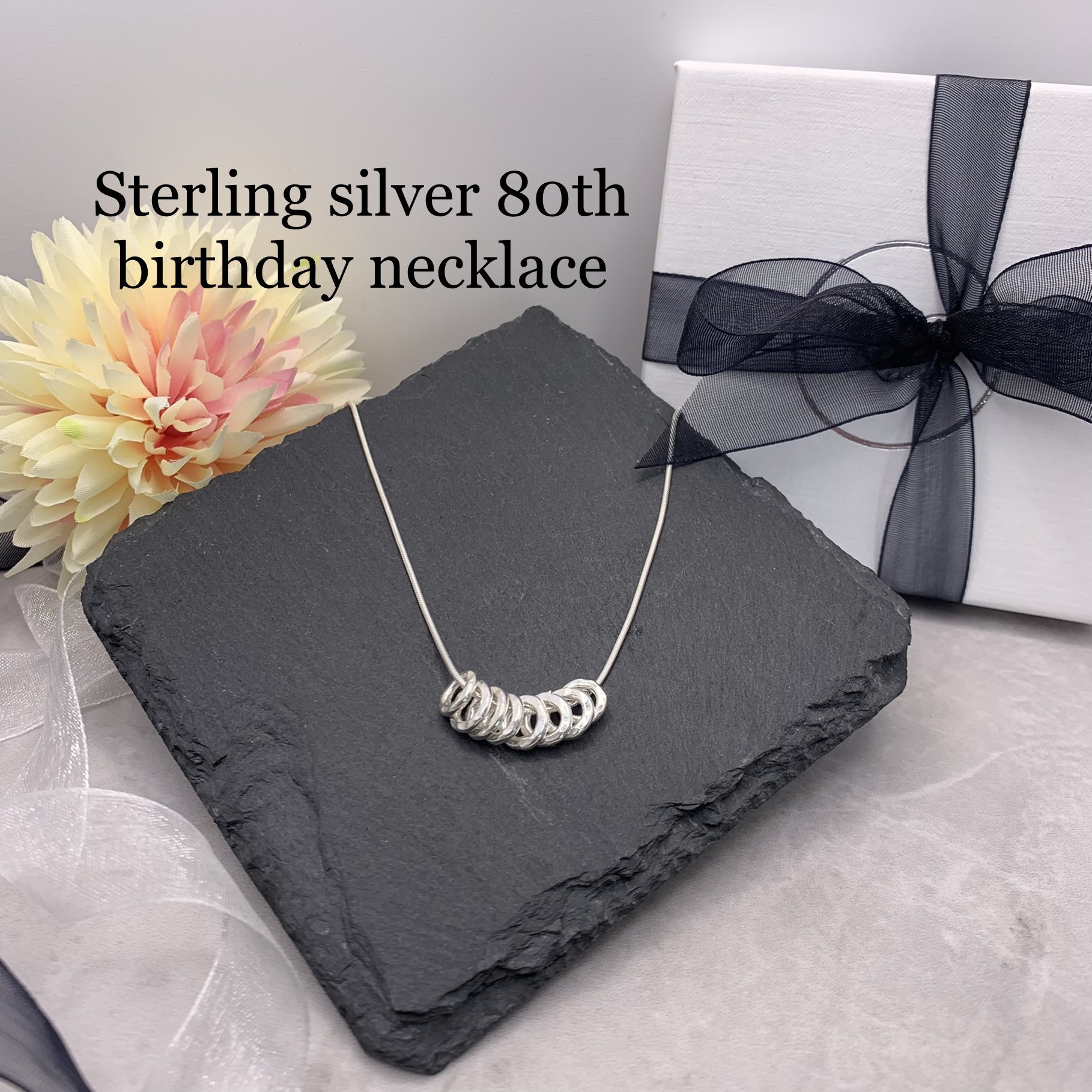 Necklace for 80th birthday Clearance