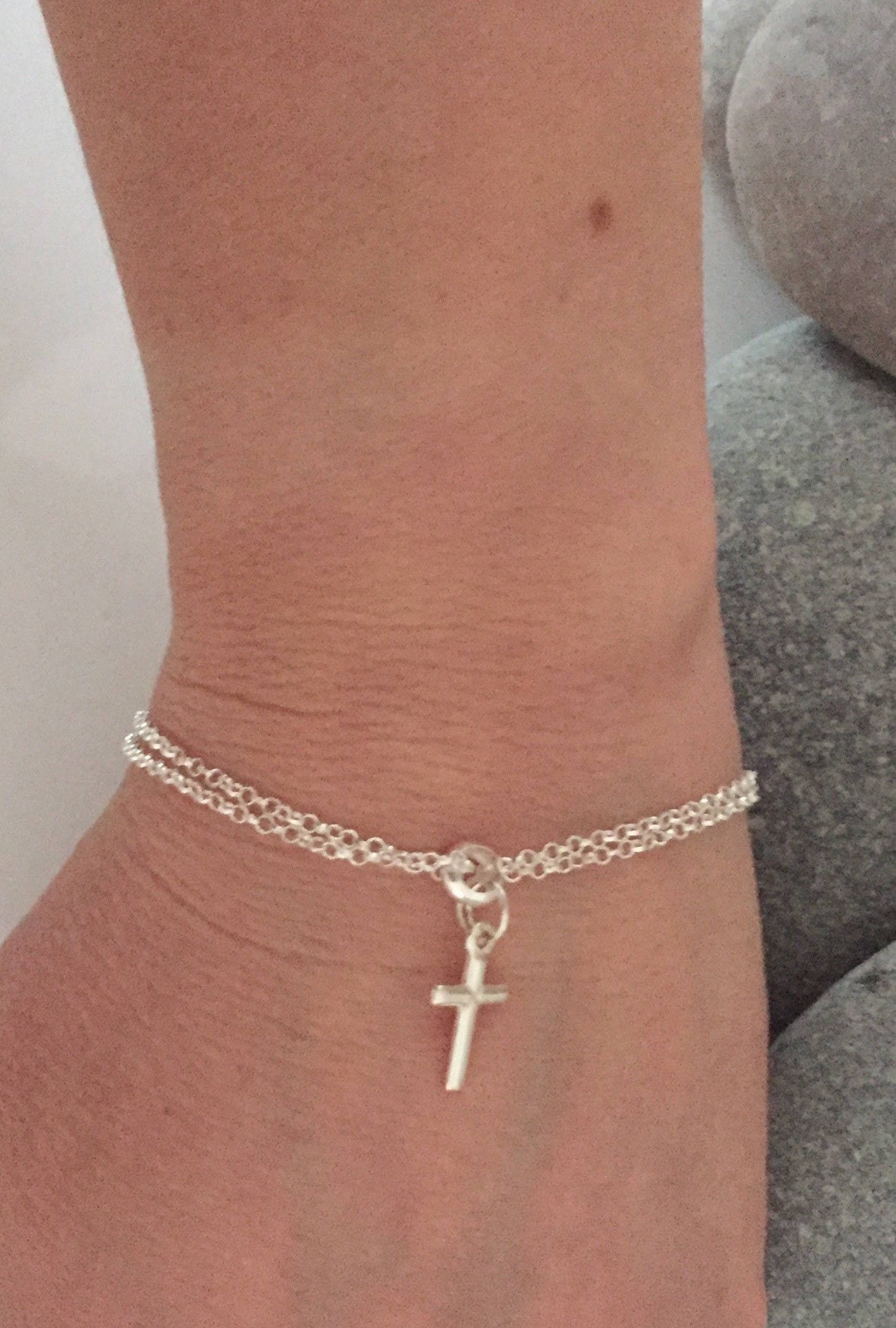 Crucifix bracelet deals