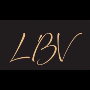 May include: A logo with the letters LBV in a stylized font, written in a light brown color against a black background.