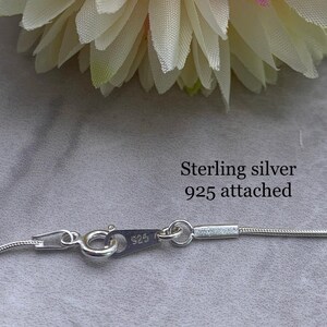 Sterling Silver and rose gold 40th birthday necklace. 40th birthday gift. Mixed metal birthday necklace. 40th gift for her. 40th necklace. image 3