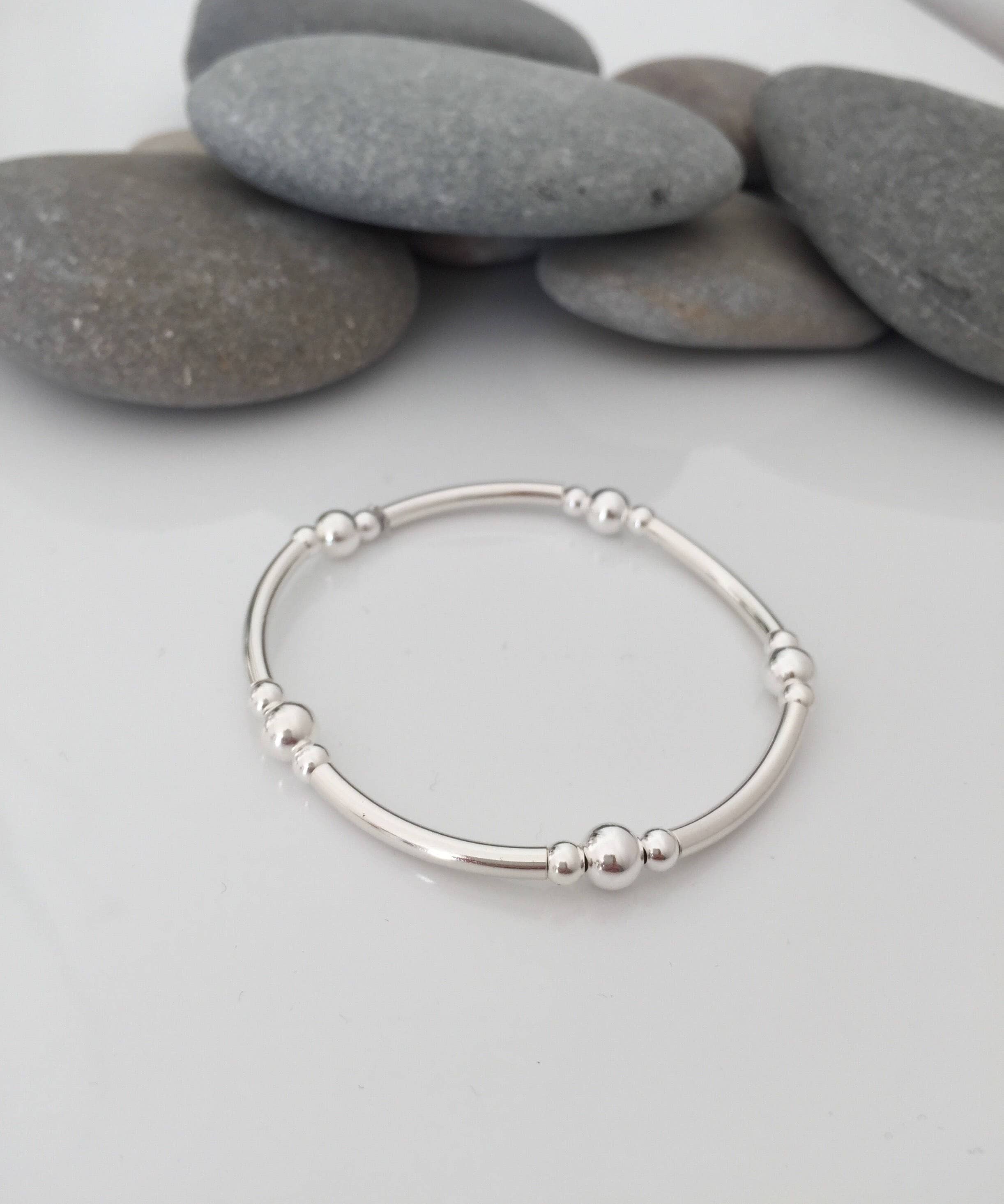 Sterling silver stretch bracelet Sterling silver stretch bracelet
