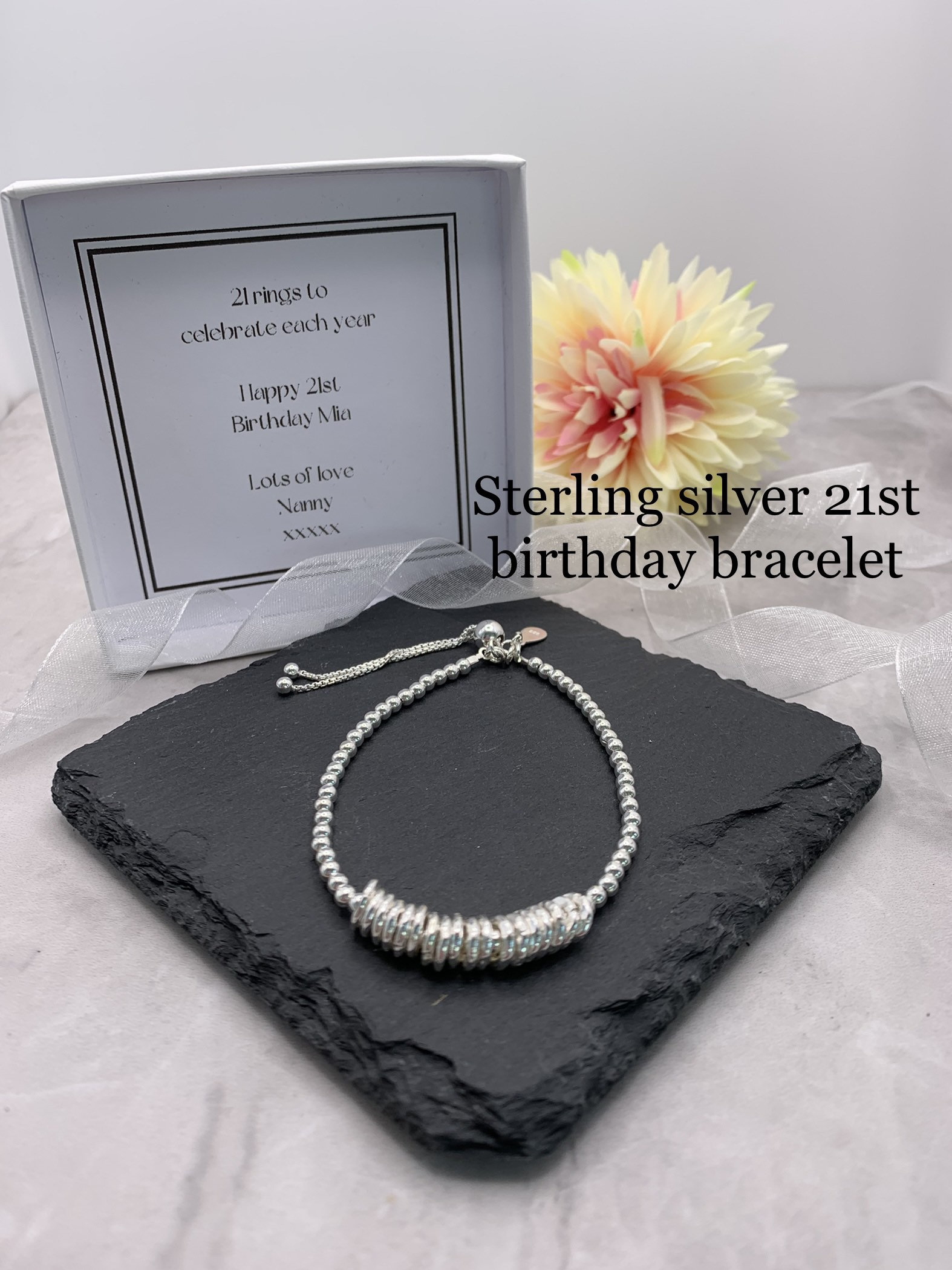 21st birthday bracelet deals