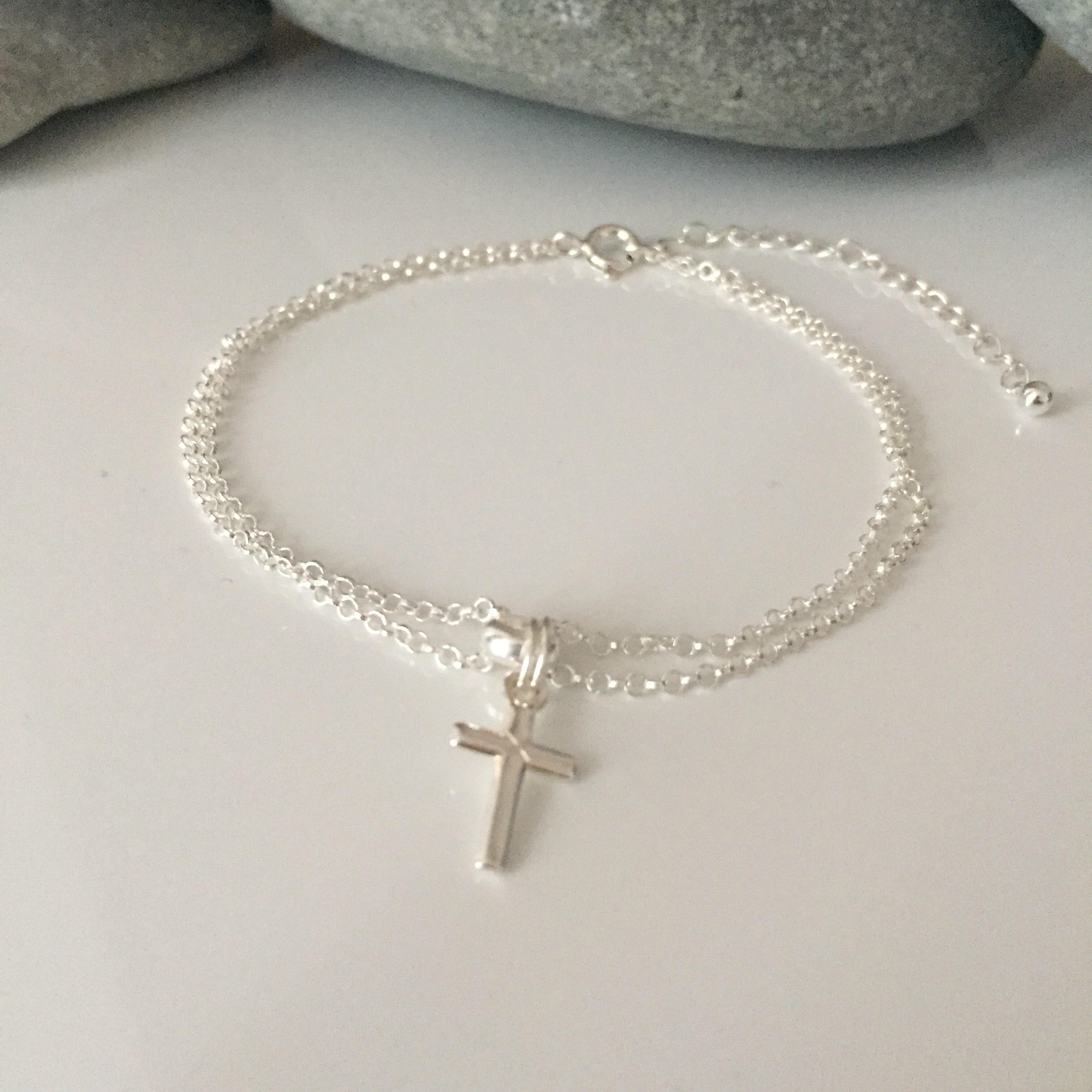 Crucifix bracelet sale