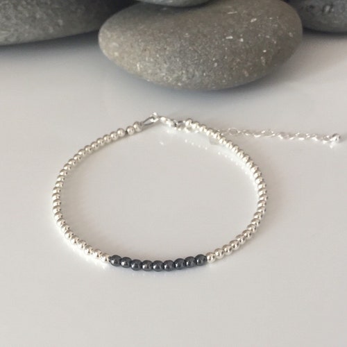 Silver Beaded Anklet. Silver Ankle Bracelet. Sterling Silver Etsy UK