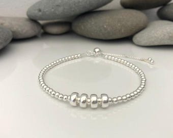 40th birthday bracelet. 40 birthday gift. Milestone jewellery