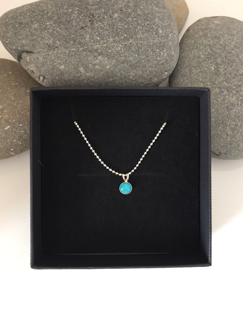 612 Turquoise Pearl Pendant main image 1