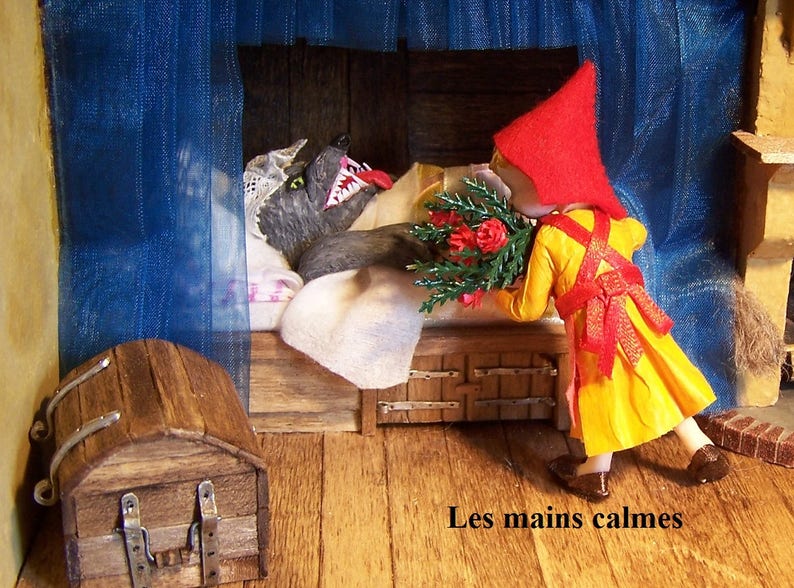 The little red ridding hood Diorama image 7