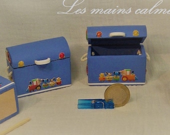 Miniature Toy chest 10eme and 12eme