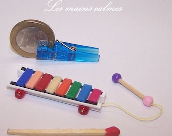 Jouet Xylophone MINIATURE « Fait main (les miennes !) »