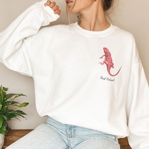 Personalized Bearded Dragon Sweatshirt - Custom Bearded Dragon Sweater - Gift for Bearded Dragon Lover Bearded Dragon Mom Dad
