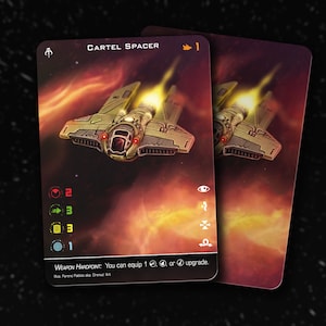 Kartel spacer (M3-A Interceptor)-X-Wing tweede editie-aangepaste ALT-kaart